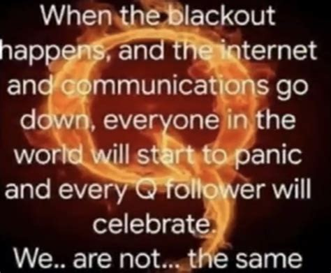 What happens when the Internet goes down...